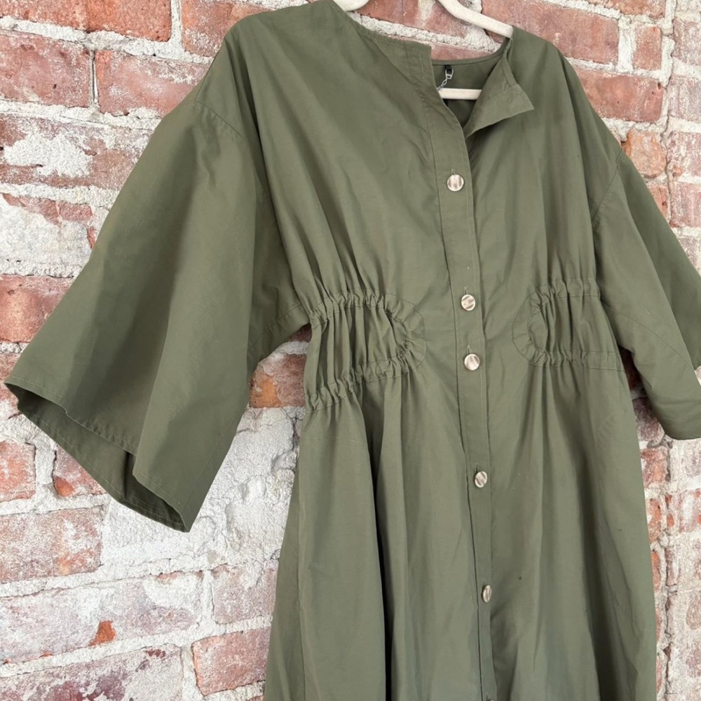 Rachel Comey Forest Green Long Sleeve Dress - Picture 2 of 6